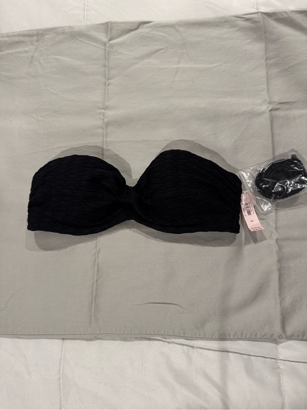 Victoria’s Secret Strapless Bandeau Swim - Black